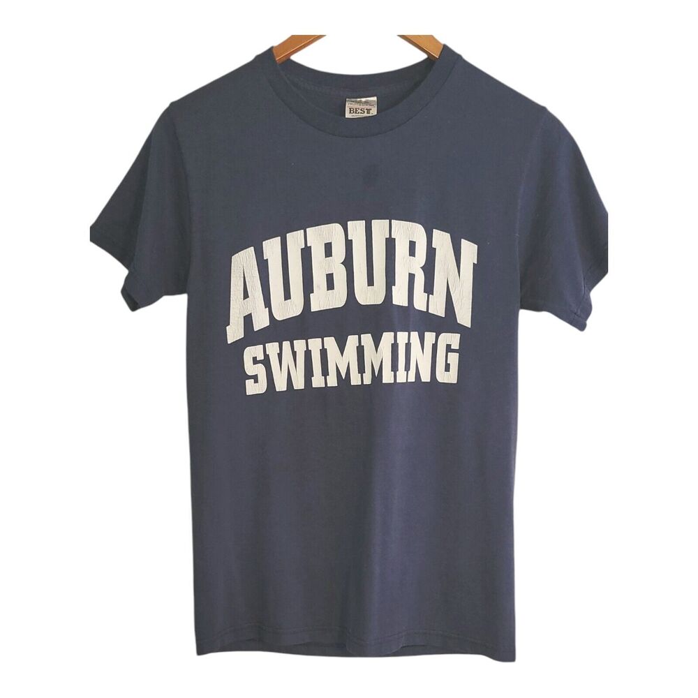 Vintage Auburn Swimming Sz Sm Tshirt UA Tigers Nothing Meaner Than Wet Cat Aubie